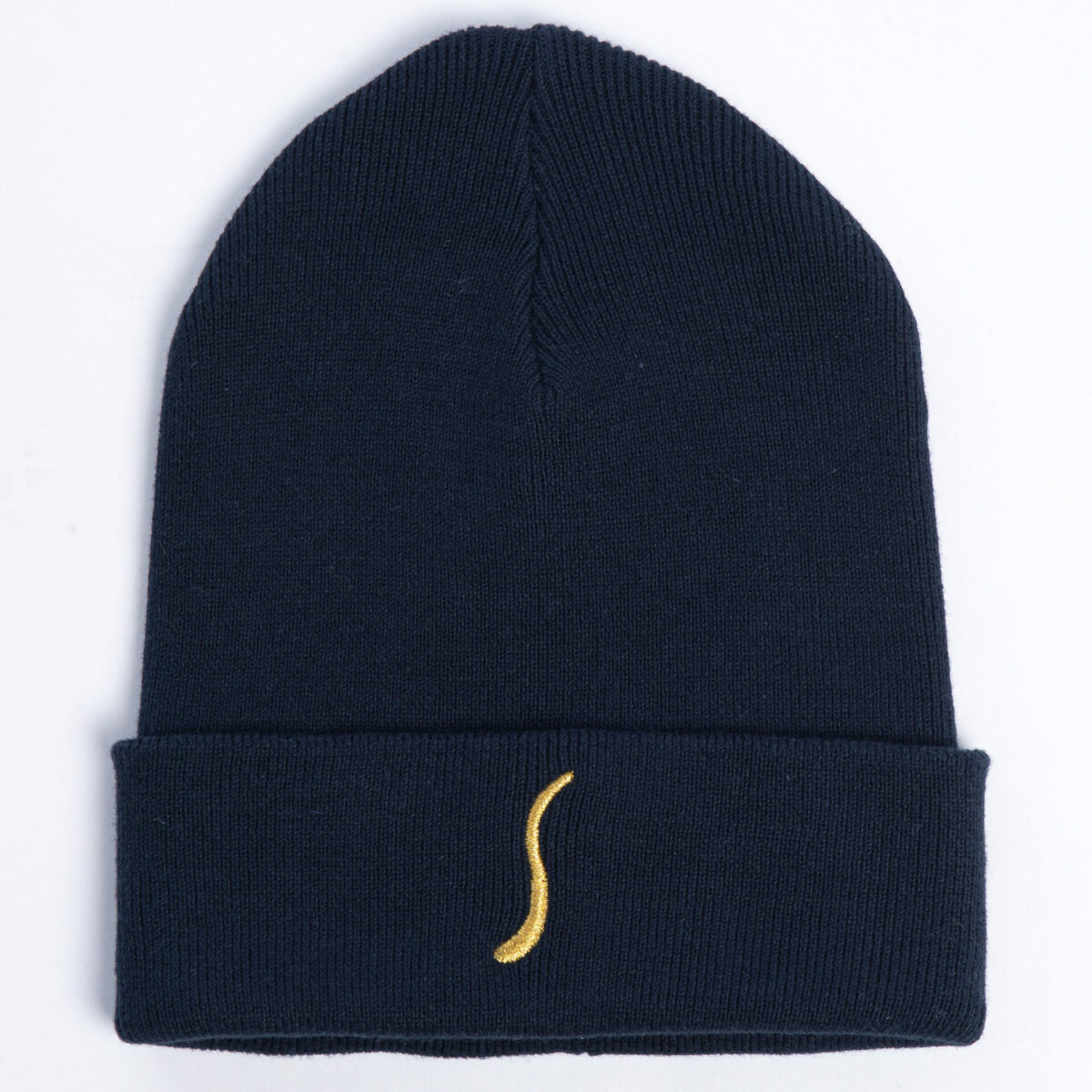 Gold Flake beanie Navy