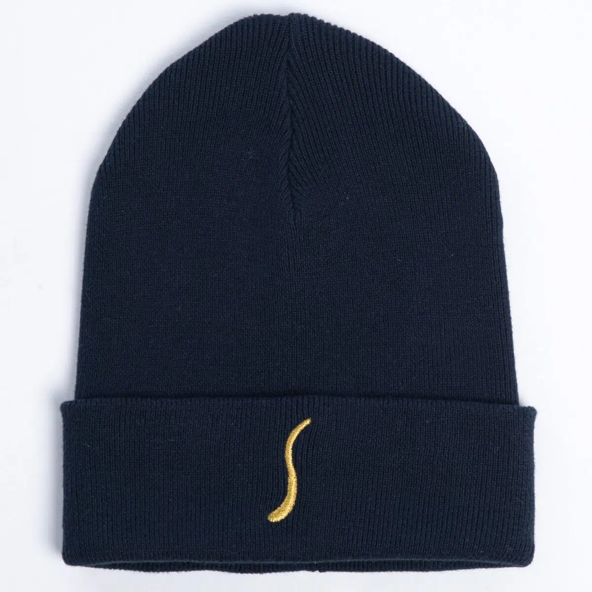 Gold Flake beanie Navy