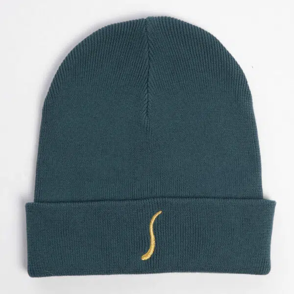 Gold Flake beanie Petrolio